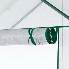 Outsunny Sera de Gradina sera pentru plante, legume, fructe din PE Impermeabila si Anti UV, 142x73x195cm, Verde | Aosom Romania