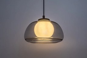 Lustra suspendata sticla fumurie Elowen