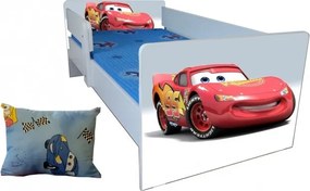 Pat tineret Cars 2-9 ani ,saltea si pernuta cadou