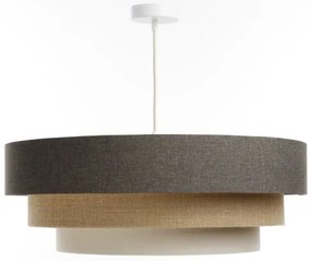 Lustră pe cablu BOHO TRINITI 1xE27/60W/230V gri/bej/crem