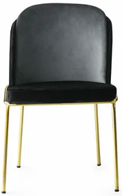 Set de scaune de sufragerie Dore Black, 2 buc., 2 buc.