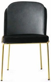 Set de scaune de sufragerie Dore Black, 2 buc.