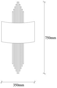 Aplică Opviq lights Sword, negru