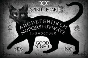 Ilustrație Black Cat Spirit Board, Alchemy