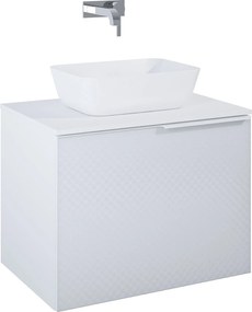 Elita Glam dulap 71.5x47.1x54 cm sub chiuveta pe perete alb RE010700165290