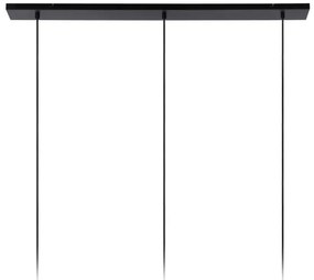 Lustră pe cablu Lucide 45494/03/65 JOANET 3xE27/40W/230V negru