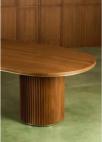 Masă lemn masiv de dining The Donald 300/, 240 × 110 × 75 cm - 300×110×75