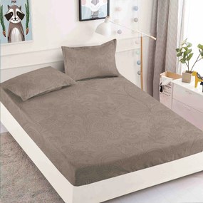 Lenjerie de pat 3 cu elastic 100% bumbac - a733 de la Onesleep