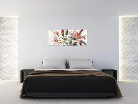 Tablou - Crinii, ilustrații (120x50 cm)