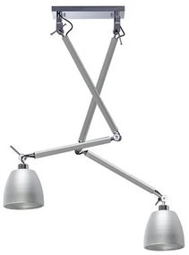 Lustra directionabila design modern ZYTA 2 S ALU aluminiu
