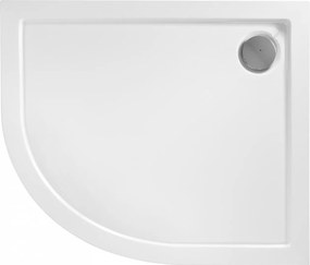 Cabina dus REA Look Black 80x100 + Cada de duș Look White