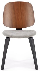 Scaun K563 nuc/gri/negru H81 cm