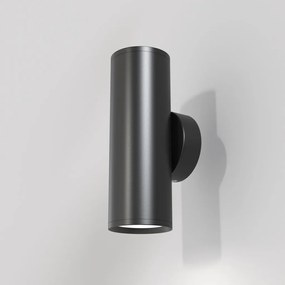 Aplica de perete cu lumina ambientala design tehnic Focus S negru