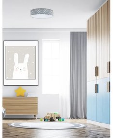 LED lampă reglabilă GALAXY KIDS LED/24W/230V stele gri/alb + DO
