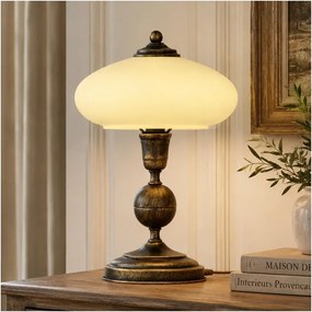 Brilagi - Lampă de masă MOLLERO 1xE14/11W/230V bronz/patină