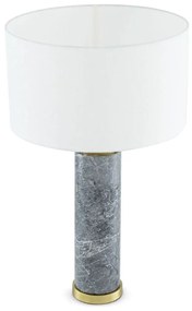 Veioza, Lampa de masa design LUX Lxry, marmura gri