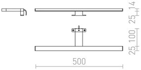 Aplică LED pentru oglindă de baie RED-Design Rendl-R12400 BALEA LED/7W/230V IP44