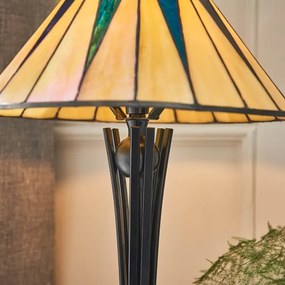 Endon 70367 - Lampă de masă Tiffany DARK STAR 1xE14/40W/230V Ø 30 cm