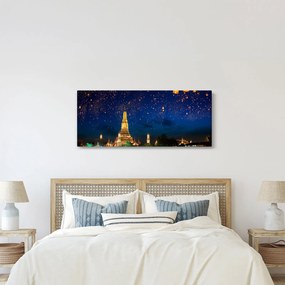 Tablou - Lampioane norocului, Bangkok (120x50 cm)