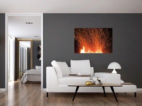 Tablou cu focul (90x60 cm)