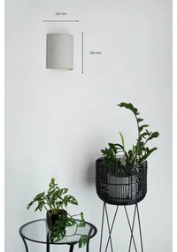 Aplică Brilagi SEMI 1xE27/15W/230V gri deschis