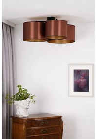 Lustră aplicată Duolla ROLLER TRIO SHINY 3xE27/15W/230V cupru/auriu