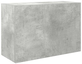 860070 vidaXL Dulap perete baie, gri beton, 60x25x40 cm, lemn prelucrat