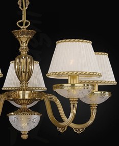 Candelabru din alama 5 brate design italian 6502