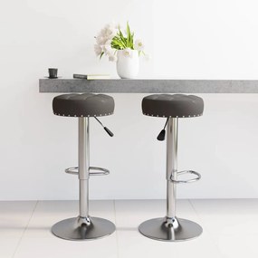 vidaXL Scaune de bar, 2 buc., negru, material textil