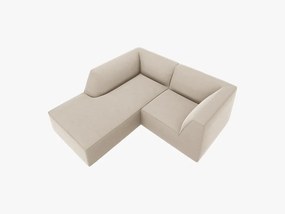 Coltar 3 locuri Ruby catifea L186 cm