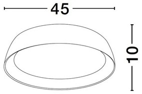 Plafoniera LED design modern SIGI D-45cm