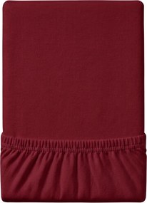 Cearsaf Jersey EXCLUSIVE cu elastic visiniu 160 x 200 cm