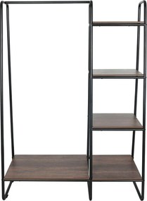 Suport umerase ROBYN, nuc/negru, 101x40x150 cm
