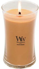 Lumânare parfumată vază mare WoodWick GoldenBourbon, 609 g