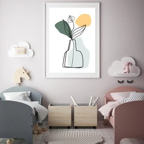 Poster - Vaza cu platnă (A4)