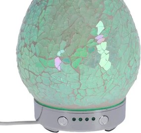 Lampa de masa cu difuzor aromaterapie Mozaic Bianco h 16 cm