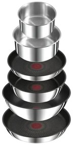 Set de vase de gătit Tefal 13 buc. INGENIO PREFERENCE ON oțel inoxidabil