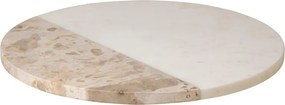 Platou rotativ din marmură, Ø35,5 cm, "Sand"