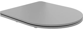 Mexen deska cu cădere lentă slim, duroplast, gri deschis mat - 39740061