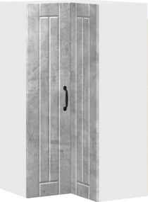 vidaXL Dulap de bucătărie Gri din beton 57 x 57 x 100 cm Lemn compozit