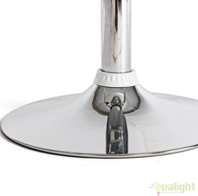 Set de 2 scaune de bar design modern alb ASTER 0731328 BZ