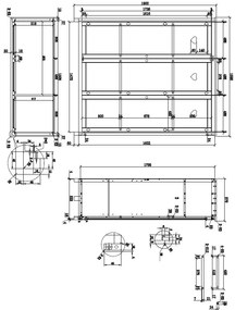 Set Mobilier Copii AMORI, 3 Piese, Alb, Stil Romantic – Vipack