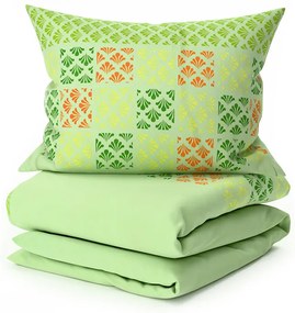 Lenjerie de pat din microsaten VELLARI, verde Dimensiune lenjerie de pat: 70 x 90 cm | 140 x 200 cm