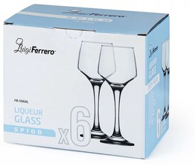 Set pahare pentru aperitiv Luigi Ferrero Spigo FR-506AL 80ml, 6 buc 1006921