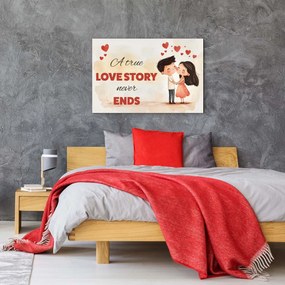 DUBLEZ | Tablou romantic - True Love Story