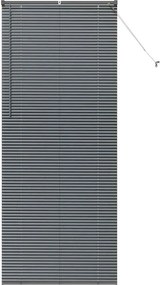 vidaXL Jaluzele venetiene Manual Gri închis 220 x 85 cm Aluminiu