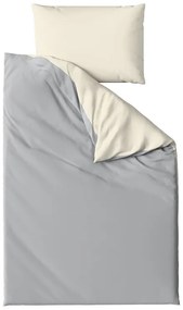 Lenjerie de pat din bumbac MONOCHROMATIC crem-gri Dimensiune lenjerie de pat: 70 x 90 cm | 140 x 200 cm