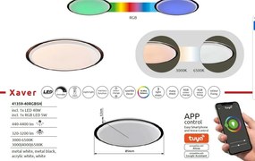 Plafoniera LED RGB dimabila cu telecomanda XAVER
