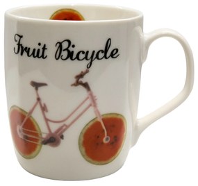 Cană 270ml, model bicicletă din fructe