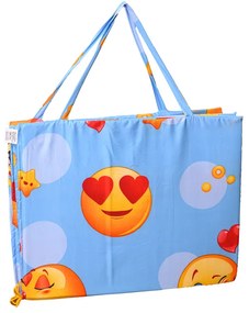 Sezlong de plaja SMILE albastru